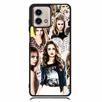 Cara Delevingne Collage Motorola Moto G Stylus Case
