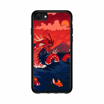 Pokemon red gyrados great wave iPhone 16e Case
