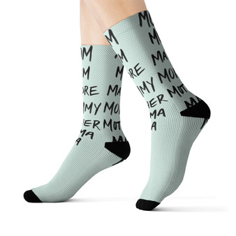 Mom Different Names unisex adult socks