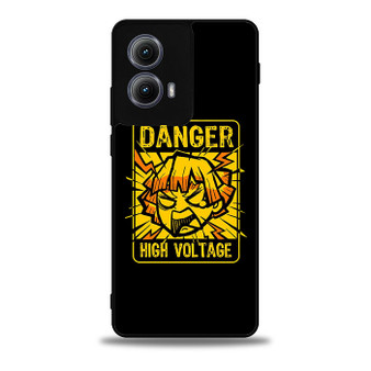 Danger zenitsu demon slayer Motorola Moto Edge Case