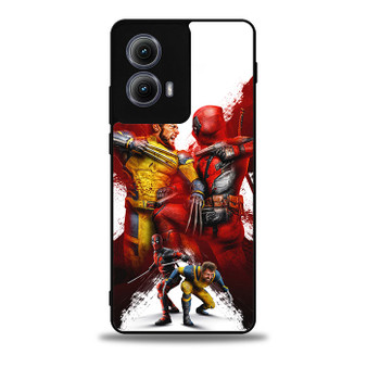 Deadpool vs Wolverine Movie Motorola Moto Edge Case