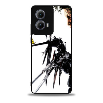 Edward scissorhand and butterfly Motorola Moto Edge Case