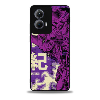 Evangelion genesis purple Motorola Moto Edge Case