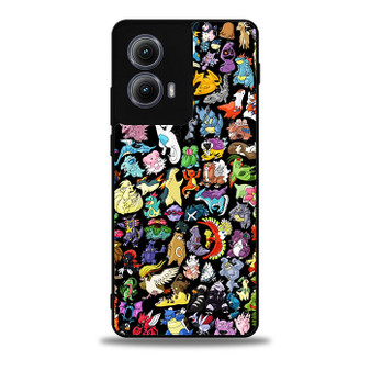 Pokemon collage 1 Motorola Moto Edge Case