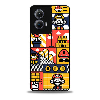 Super mario bross art Motorola Moto Edge Case