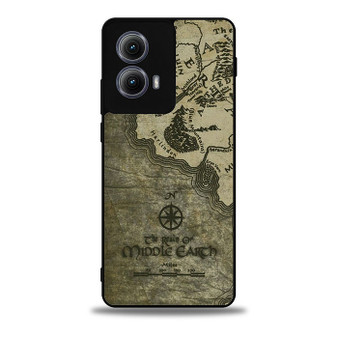 The lord of the rings middle earth map ASCK Motorola Moto Edge Case
