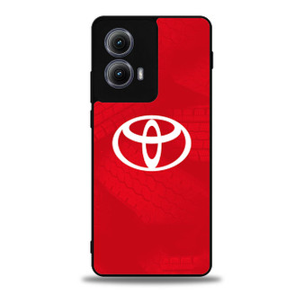 Toyota red tire style Motorola Moto Edge Case