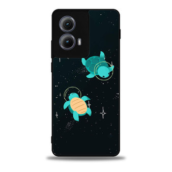 Turtle floating in the sky Motorola Moto Edge Case