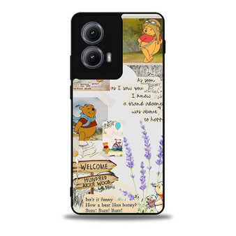 Winnie the pooh cute story Motorola Moto Edge Case