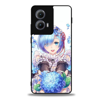 Anime Wifu Rem 1 Motorola Moto Edge Case
