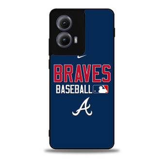 Atlanta Braves 1 Motorola Moto Edge Case