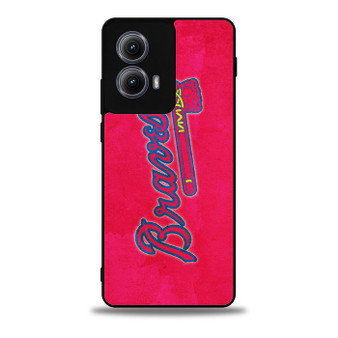 Atlanta Braves 2 Motorola Moto Edge Case