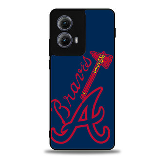 Atlanta Braves 3 Motorola Moto Edge Case
