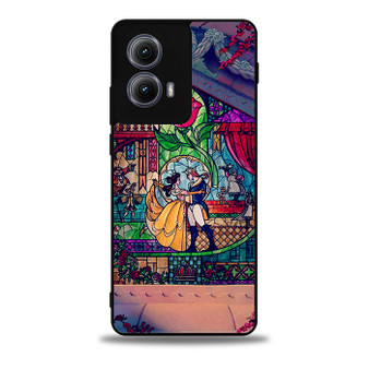 Beauty And The Beast Dancing Motorola Moto Edge Case