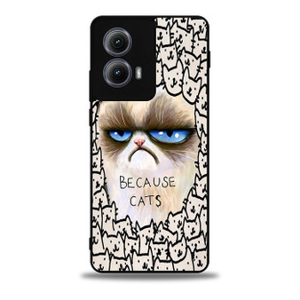 because grumpy cat Motorola Moto Edge Case