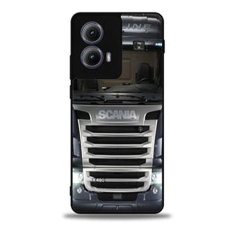 black scania truck Motorola Moto Edge Case