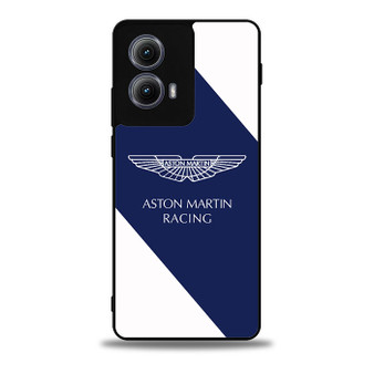 Blue White Aston Martin Motorola Moto Edge Case