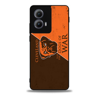 browns Motorola Moto Edge Case