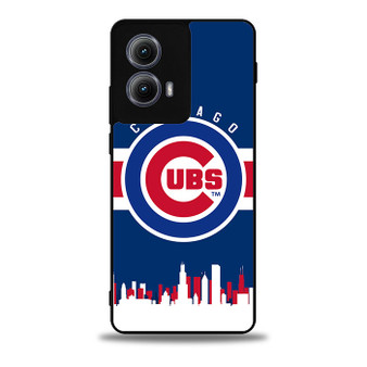 Chicago Cubs 4 Motorola Moto Edge Case