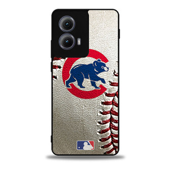 chicago cubs bear logo Ball Motorola Moto Edge Case