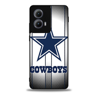 Dallas Cowboys Suit Pattern Motorola Moto Edge Case