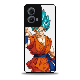 Dragonball Z Son Goku saiyan Blue 1 Motorola Moto Edge Case
