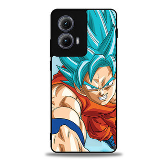 Dragonball Z Son Goku saiyan Blue 2 Motorola Moto Edge Case