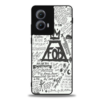 Fall Out Boy Quotes 2 Motorola Moto Edge Case