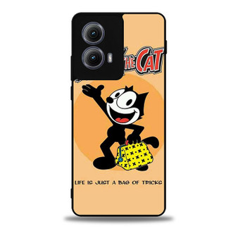Felix the Cat quotes Motorola Moto Edge Case