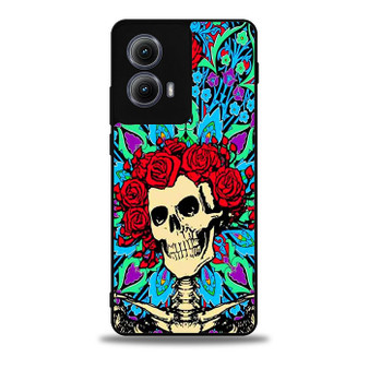grateful dead rose skull Motorola Moto Edge Case