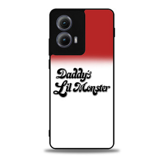 Harley Quinn Daddy's lil monster Motorola Moto Edge Case