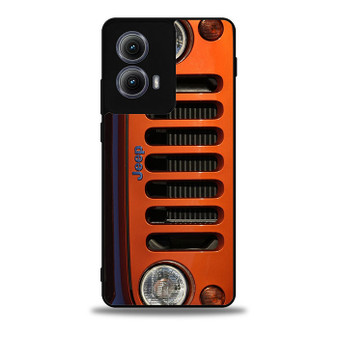 Jeep Wrangler Orange Motorola Moto Edge Case