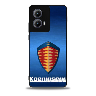 Koenigsegg Blue Motorola Moto Edge Case
