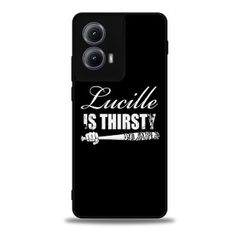 Lucille is Thirsty Negan Quote Motorola Moto Edge Case