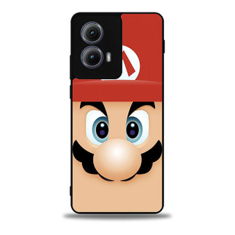 Mario Face Motorola Moto Edge Case
