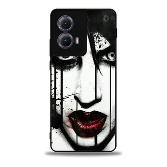 Maryln Manson 2 Motorola Moto Edge Case