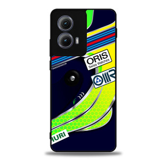 Massa F1 Helmet Motorola Moto Edge Case