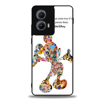 Mickey Mouse Character Montage Motorola Moto Edge Case