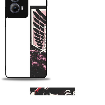 Mikasa Ackerman Attack on Titan Motorola Moto Edge Case