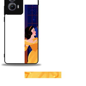Mix Disney beast and snow white Motorola Moto Edge Case