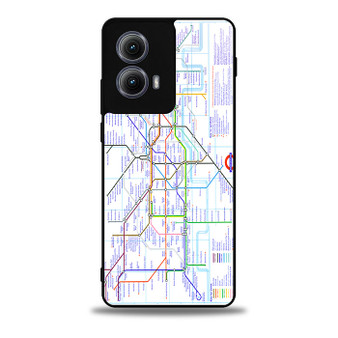 new york map Motorola Moto Edge Case