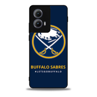 NHL Buffalo Sabres Lets Go Motorola Moto Edge Case