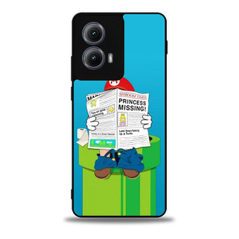 Nintendo supermario missing princess Motorola Moto Edge Case