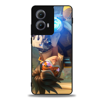 Overwatch Amazing Tracer Motorola Moto Edge Case