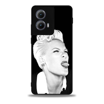 Pink Rock Motorola Moto Edge Case