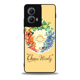 Pokemon Choose wisely Motorola Moto Edge Case