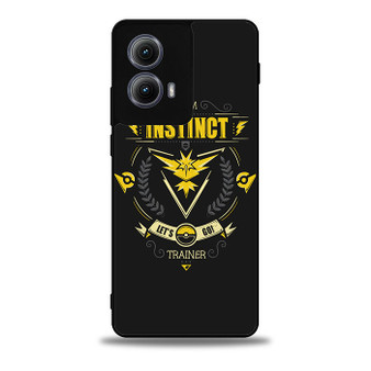 Pokemon Team Instinct 1 Motorola Moto Edge Case