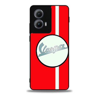 Red Vespa Motorola Moto Edge Case