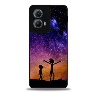 rick and morty space nebula Motorola Moto Edge Case