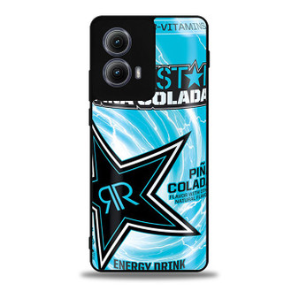 rockstar energy drink pina colada Motorola Moto Edge Case